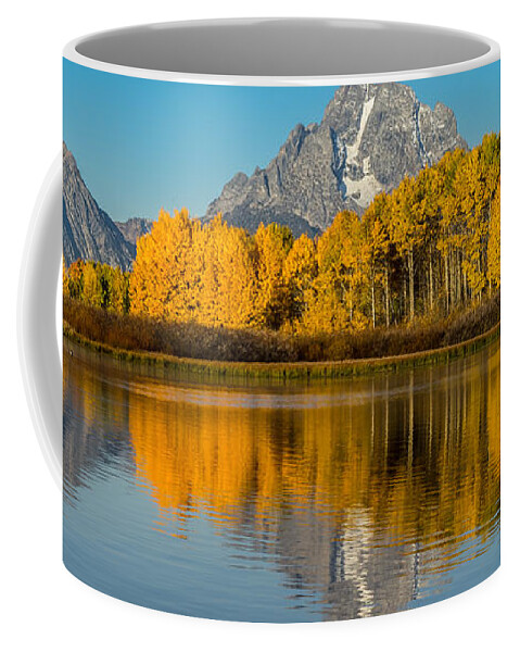 Autumn Coffee Mug featuring the photograph Oxbow Bend, Teton National Park by Jerry Fornarotto