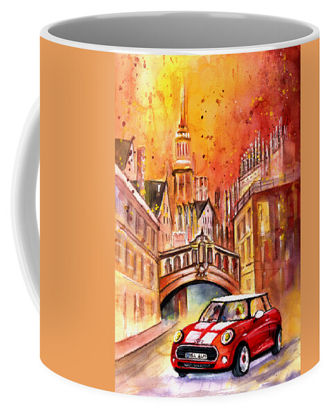 Travel Coffee Mug featuring the painting Oxford Authentic by Miki De Goodaboom