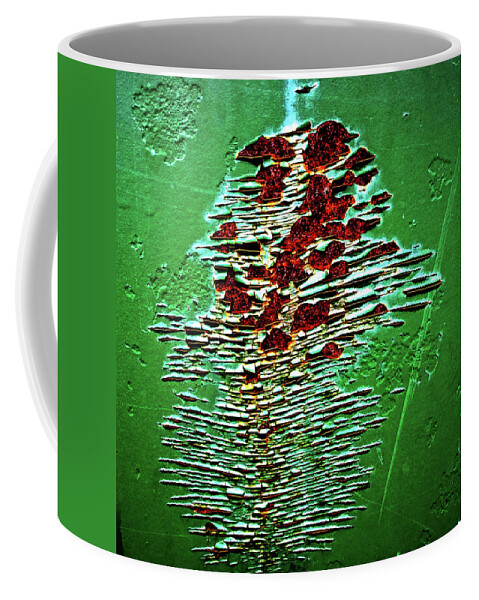 Rust Coffee Mug featuring the photograph Oxidation #2984 by Raymond Magnani