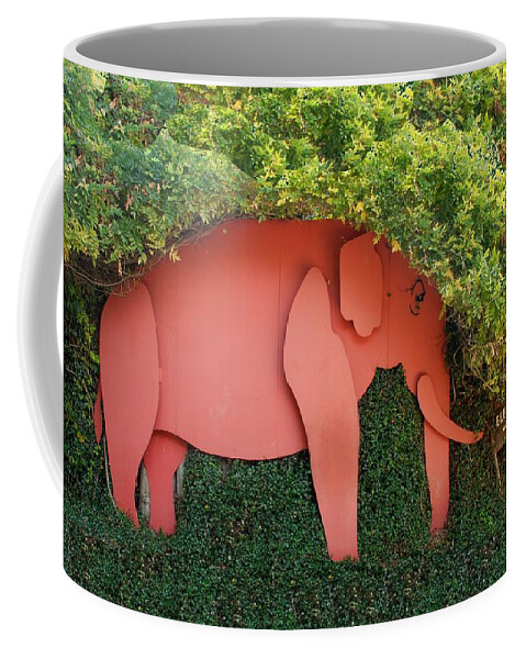 Gameday Coffee Mug featuring the photograph Pachyderm Sign by Kenny Glover