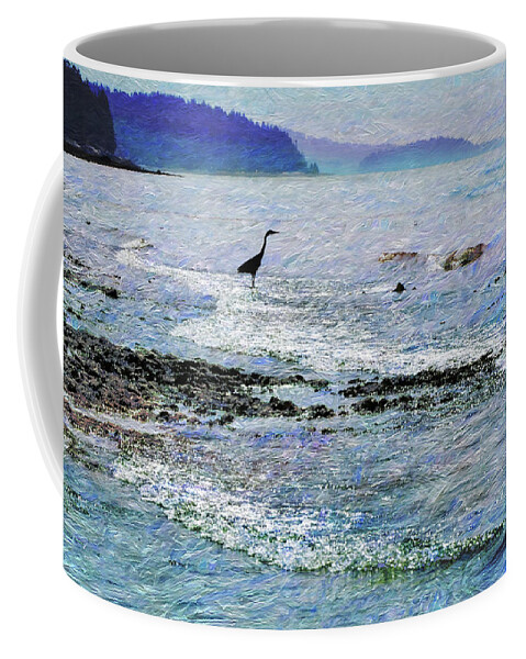 Birds Coffee Mug featuring the photograph Pacific Buffet by Ed Hall