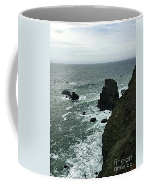 Ocean Coffee Mug featuring the photograph Pacific #1 by Dennis Richardson