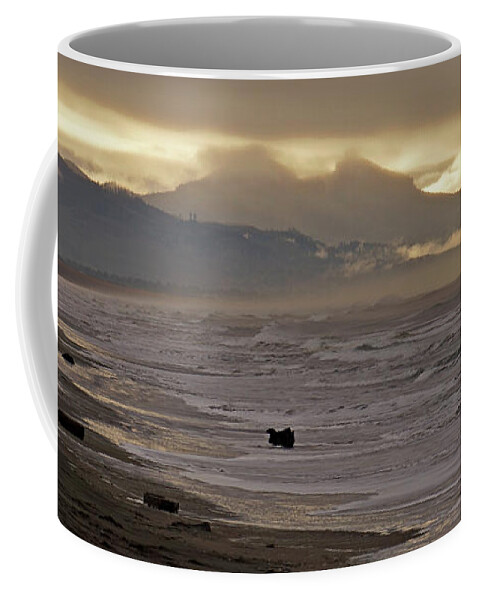 Storm Coffee Mug featuring the photograph Pacific Storm - 365-271 by Inge Riis McDonald