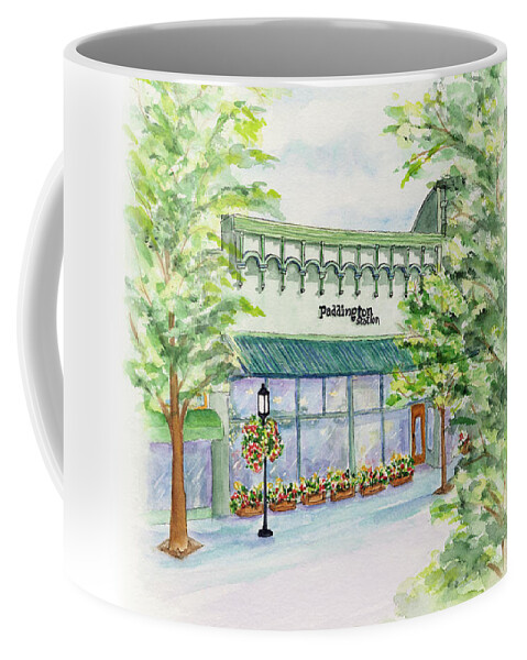 Paddington Station Gift Store Coffee Mug featuring the painting Paddington Station by Lori Taylor