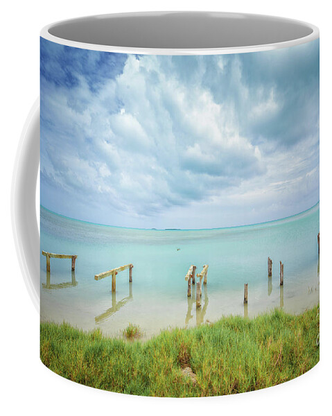 Ocean Coffee Mug featuring the photograph Paddleboard Hitching Post by Becqi Sherman