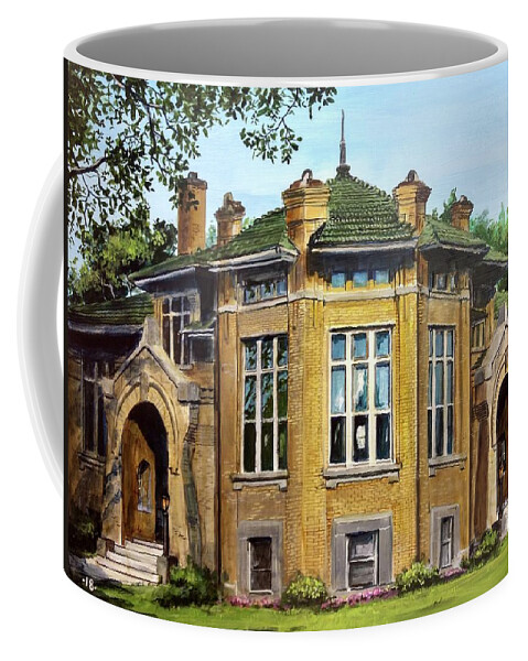 Harvey Illinois Coffee Mug featuring the painting Page 45 by William Brody