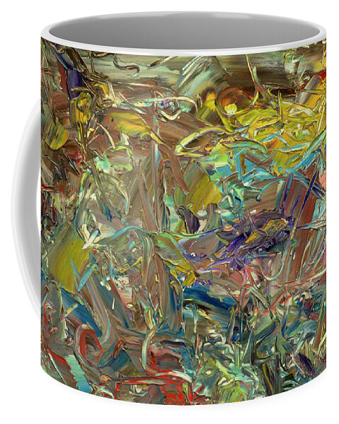 Abstract Coffee Mug featuring the painting Paint number46 by James W Johnson