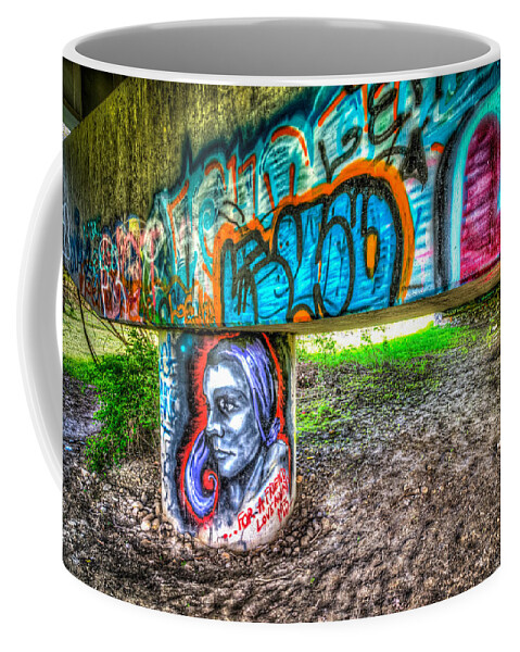 Street Life Coffee Mug featuring the photograph Paint Queen by Spencer McDonald