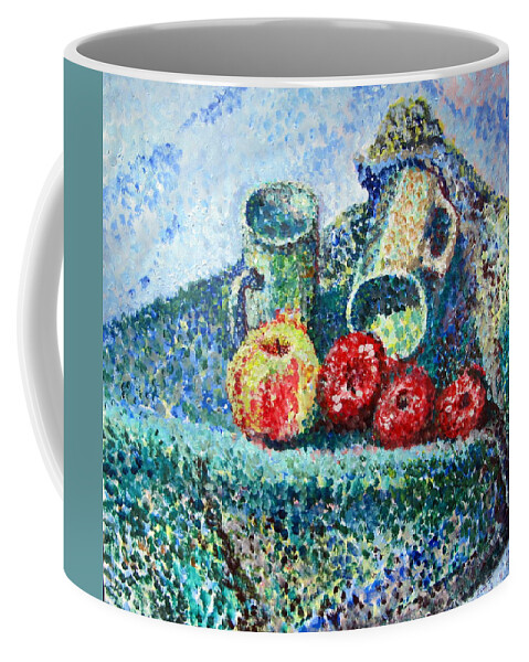 Painted in Pointillism Coffee Mug by Errol Jameson - Fine Art America