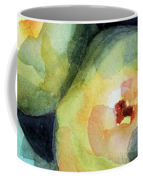 Face Mask Coffee Mug featuring the painting Pair by Lois Blasberg