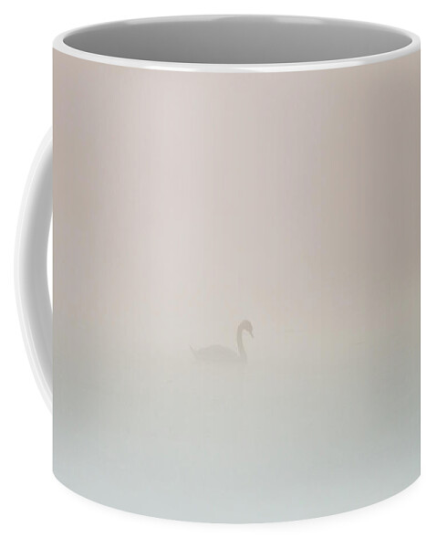 Davor Zerjav Coffee Mug featuring the photograph Pale outline in the fog by Davor Zerjav