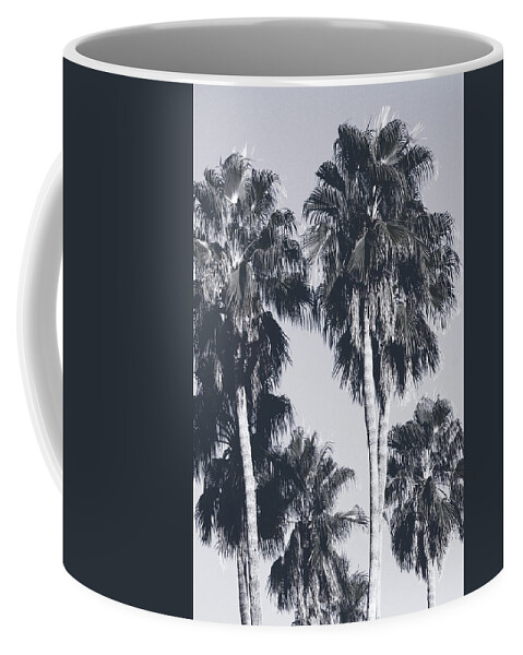 Palm Trees Coffee Mug featuring the mixed media Palm Springs Palm Trees- Art by Linda Woods by Linda Woods