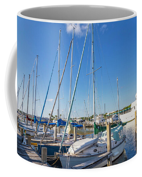 Marina Coffee Mug featuring the photograph Panama City Beach Marina by Lorraine Baum