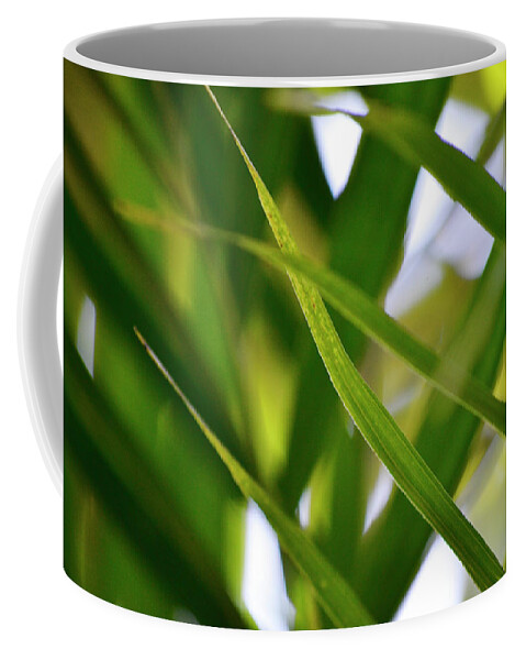 Green Coffee Mug featuring the photograph Panic Lines by Melanie Moraga