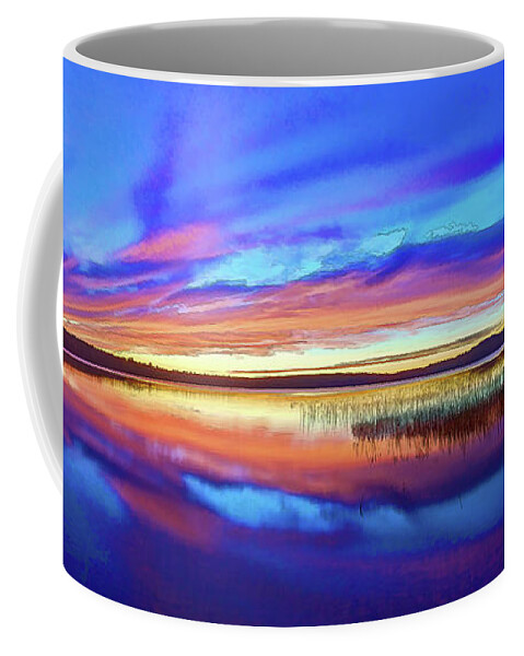 Maine Scenic Coffee Mug featuring the photograph Twilight Glow by ABeautifulSky Photography by Bill Caldwell