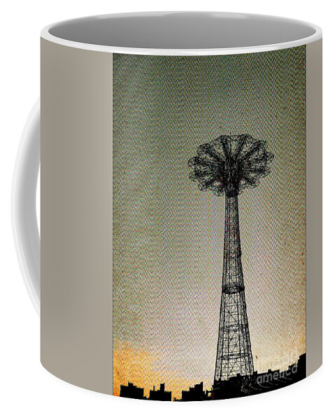 Parachute Coffee Mug featuring the photograph Parachute Pop by Onedayoneimage Photography