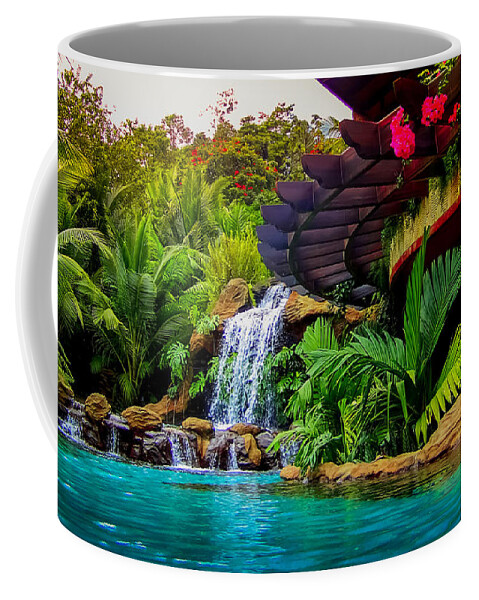 Paradise Coffee Mug featuring the photograph Paradise by Karen Wiles