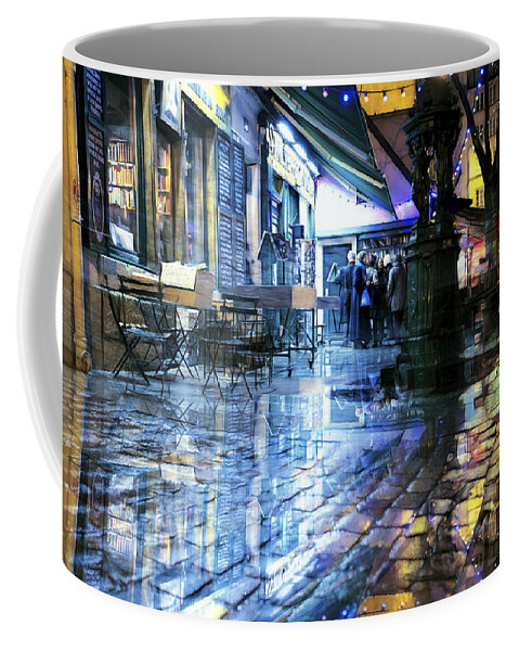 Evie Coffee Mug featuring the photograph Paris Shakespeare and Company by Evie Carrier