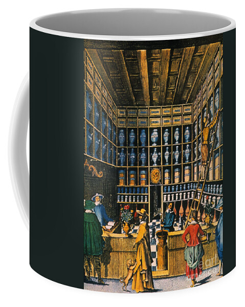 1624 Coffee Mug featuring the photograph Parisian Pharmacy, 1624 by Granger