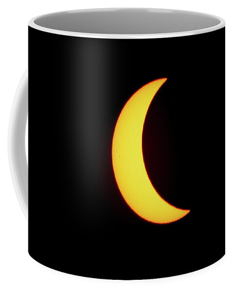 Eclipse Coffee Mug featuring the photograph Partial Eclipse 4 by Walt Baker