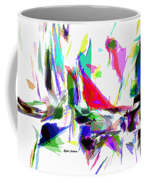 Rafael Salazar Coffee Mug featuring the digital art Party Time by Rafael Salazar