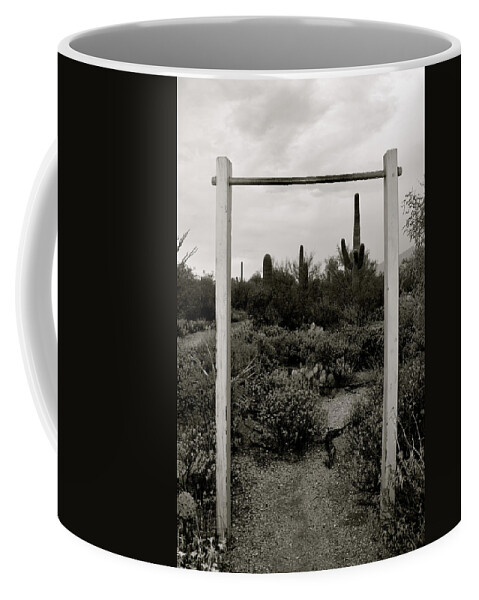 Desert Coffee Mug featuring the photograph Passage by Melisa Elliott