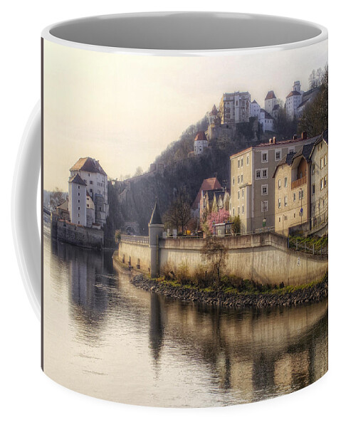 Germany Coffee Mug featuring the photograph Passau Reflection by Claudio Bacinello