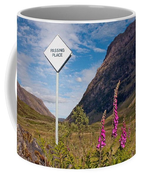 Scotland Coffee Mug featuring the photograph Passing Place by Colette Panaioti