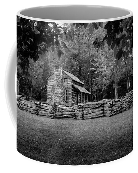 Cades Cove Coffee Mug featuring the photograph Passing Through The Cove by Mike Eingle