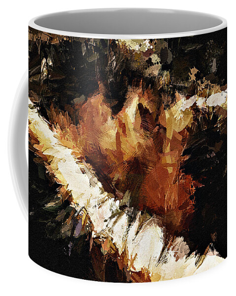 Couple Coffee Mug featuring the painting Passion by Inspirowl Design