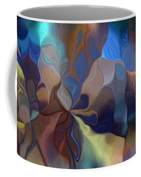 Passion Coffee Mug featuring the digital art Passion by Leo Symon