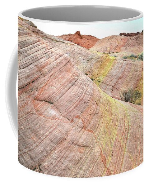 Valley Of Fire Coffee Mug featuring the photograph Pastel Dunes in Valley of Fire by Ray Mathis