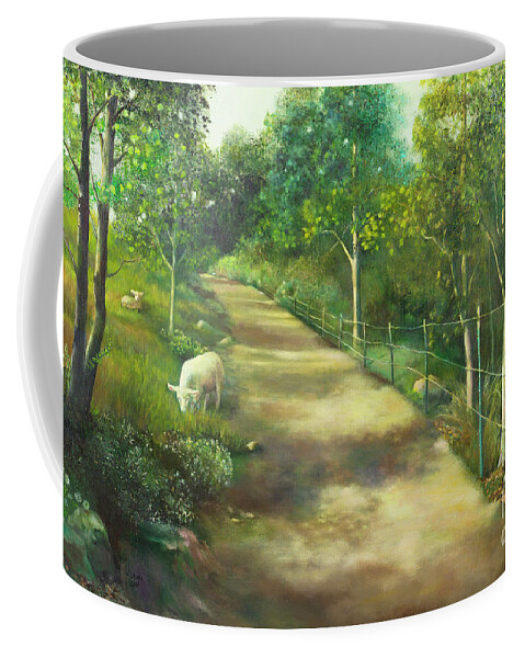 Pastoral Coffee Mug featuring the painting Pastoral by Marlene Book