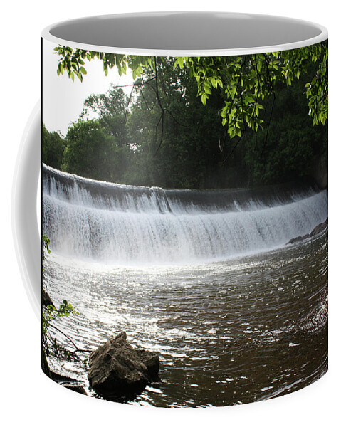 Maryland Coffee Mug featuring the photograph Patapsco Valley State Park - Bloedes Dam by Ronald Reid