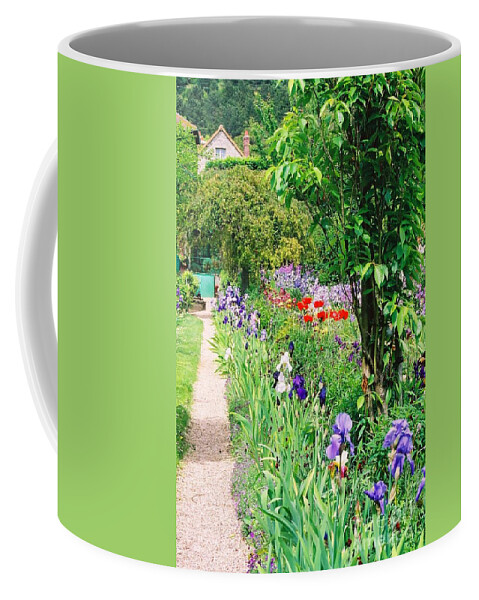 Claude Monet Coffee Mug featuring the photograph Path to Monet's House by Nadine Rippelmeyer