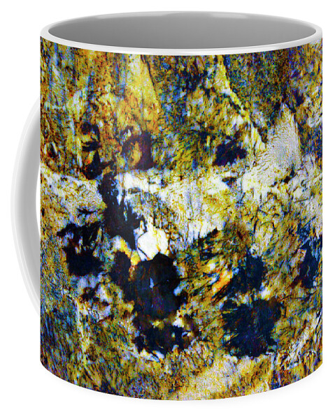 Abstract Coffee Mug featuring the photograph Patterns in Stone - 206 by Paul W Faust - Impressions of Light