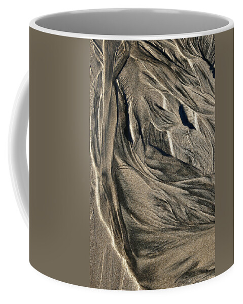 Patterns Coffee Mug featuring the photograph Patterns in the Sand by John Christopher