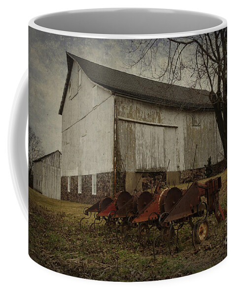 Americana Coffee Mug featuring the photograph Patterson Farm by Debra Fedchin