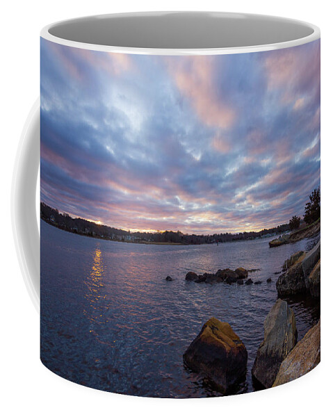 Pawcatuck Coffee Mug featuring the photograph Pawcatuck River Sunrise by Kirkodd Photography Of New England