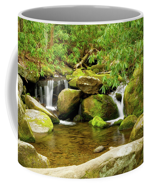 Great Smoky Mountains National Park Coffee Mug featuring the photograph Peaceful by Dave Files