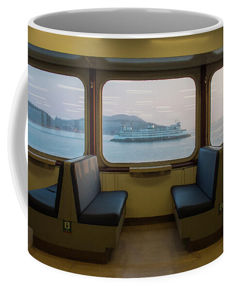 Ferry Coffee Mug featuring the photograph Peaceful Ferry Ride Through The San Juan Islands by Matt McDonald