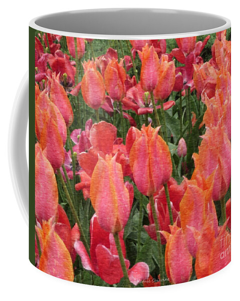 Photography Coffee Mug featuring the photograph Peach and Pink by Kathie Chicoine