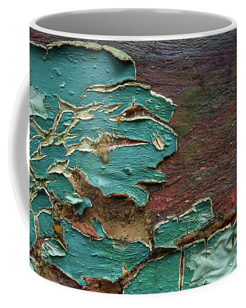 Paint Coffee Mug featuring the photograph Peeling by Mike Eingle