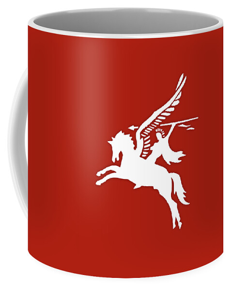 Pegasus Coffee Mug featuring the photograph Pegasus in War by Kristin Elmquist
