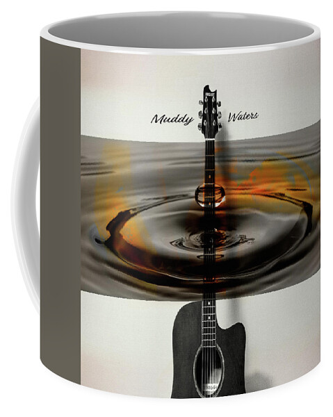 Modern Coffee Mug featuring the digital art Muddy Waters by Andrew Penman