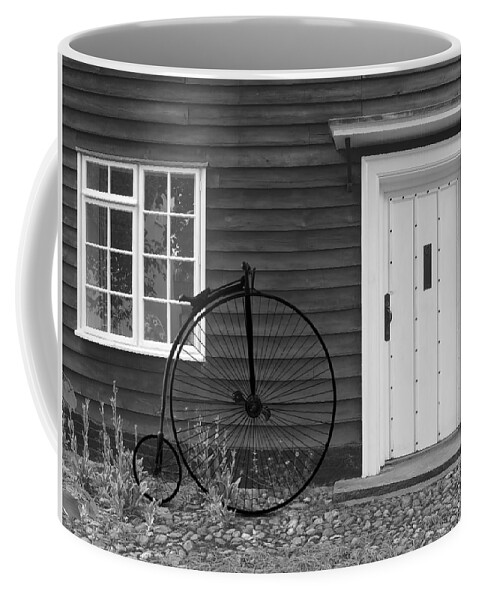 Penny Farthing Coffee Mug featuring the photograph Penny Farthing Cottage by Gill Billington