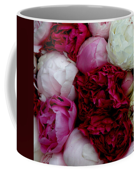 Peonies Coffee Mug featuring the photograph Peony Bouquet by Lainie Wrightson