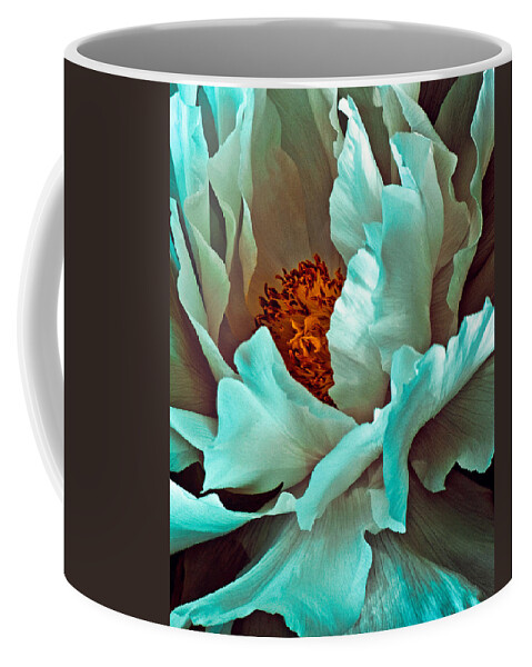 Peony Coffee Mug featuring the photograph Peony Flower by Chris Lord