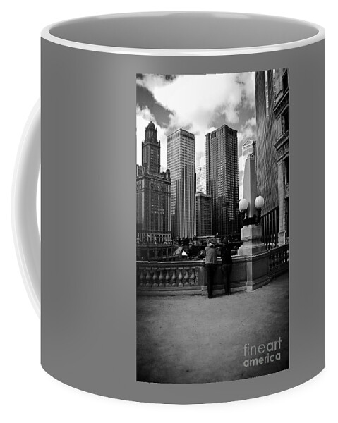 Frank-j-casella Coffee Mug featuring the photograph People and Skyscrapers by Frank J Casella