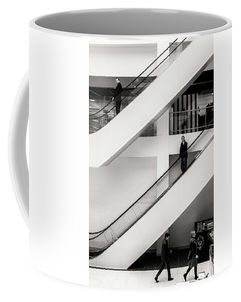 Architecture People Coffee Mug featuring the photograph People Divided by John Williams